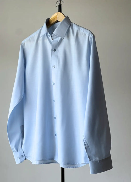 Blue Relaxed Fit Shirt Wayne Studio