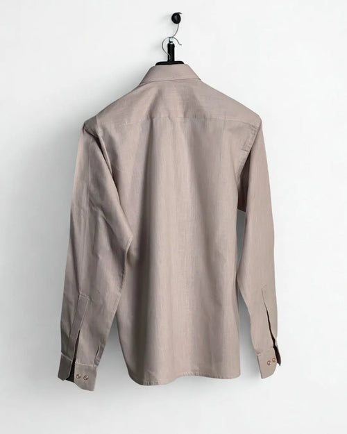 Beige Relaxed Fit Linen Shirt Wayne Studio.