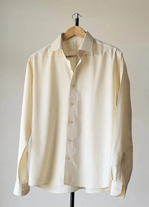 Cream Relaxed-fit Shirt Wayne