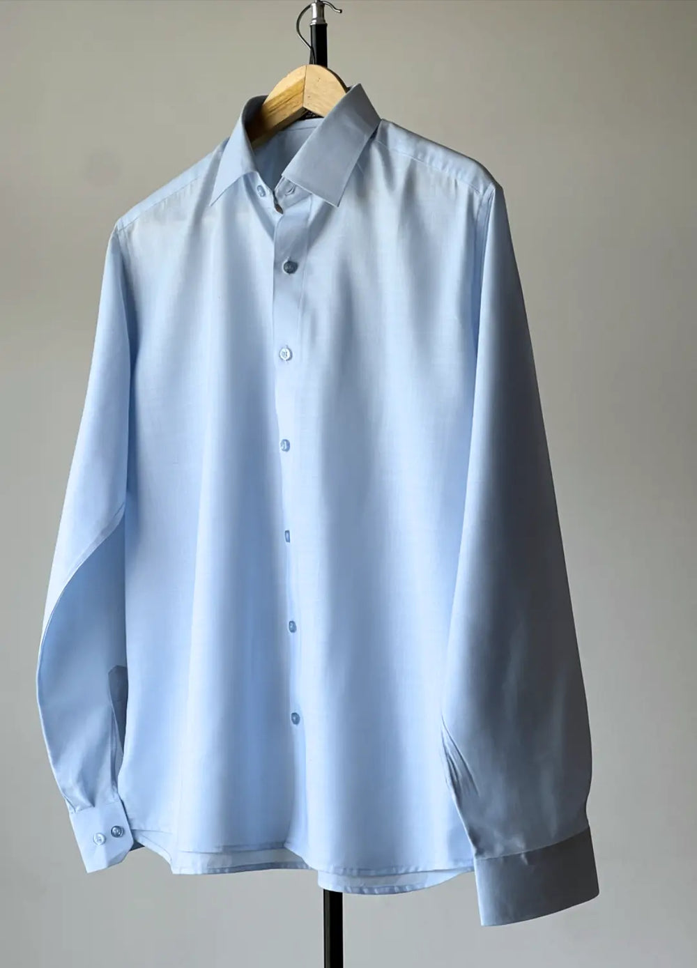 Blue Relaxed Fit Shirt Wayne Studio