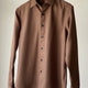 Brown Italian Button-Up Shirt
