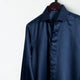 Royal Blue Satin Shirt