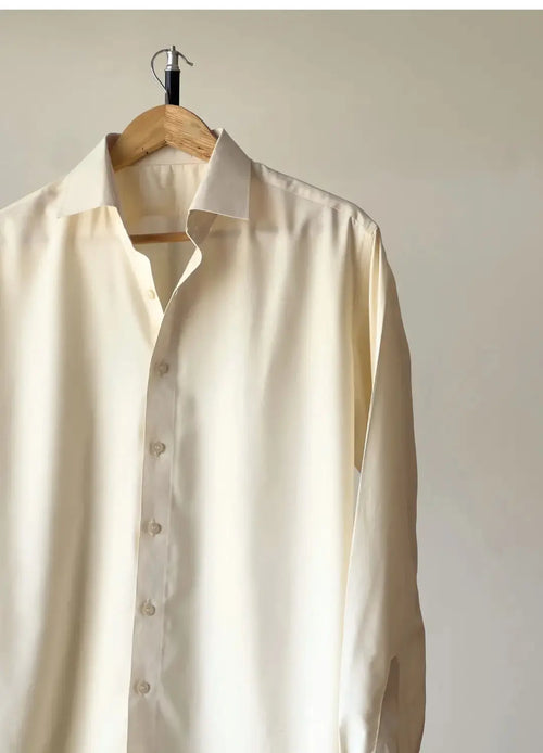 Cream Relaxed-fit Shirt Wayne