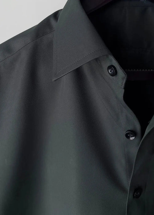 Green Italian Button-Up Shirt Wayne