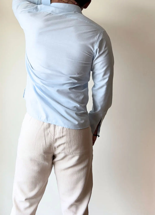 Blue Relaxed Fit Shirt Wayne Studio