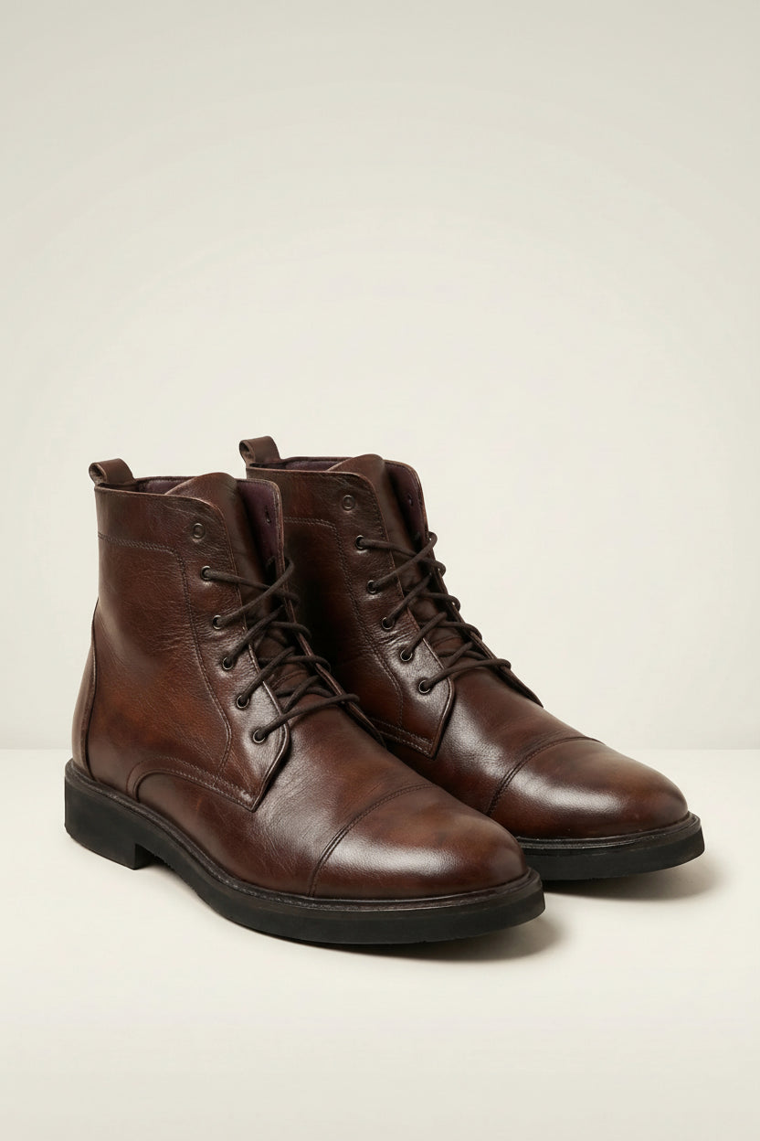 The Maverick Cap-Toe Boot Wayne Studio.