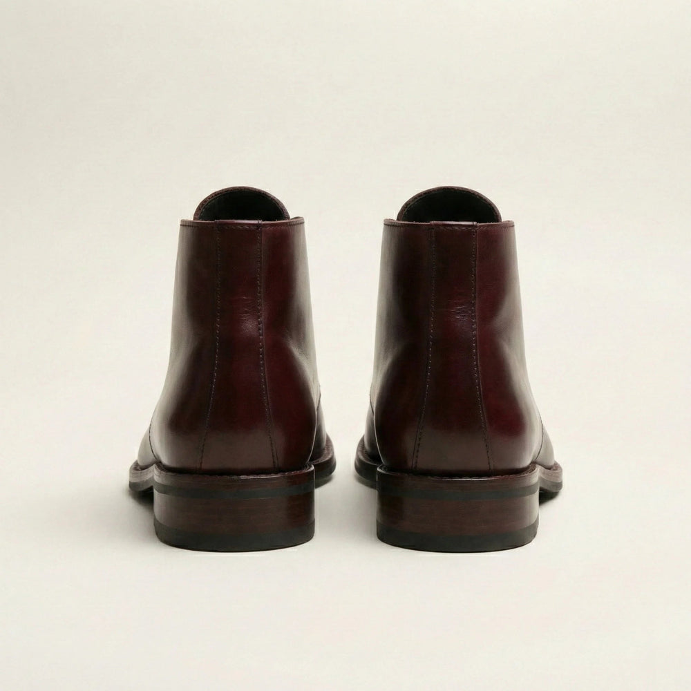 The Kensington Chukka - Burgundy Wayne Studio.